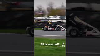 Did he save that? #kartinglife #gokart #prokarts #karting