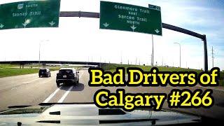 Bad Drivers of Calgary #266 - Lanes mean nothing