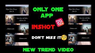 New Trending Lyrical Status Editing Only Inshot . #editingtutorial #statusediting #editingvideo