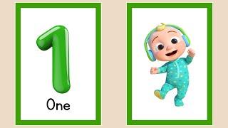 Learn Numbers up to 10 for Toddlers | Counting Flash Cards | @ Smartbaby Nursery