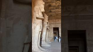 Unveiling the Wonders Within: The Interior of Abu Simbel's Great Temple in Egypt #shorts