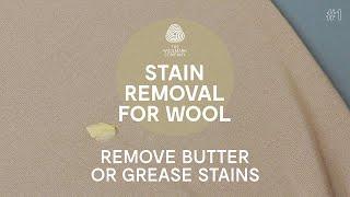 How to Remove Stains from Wool Clothes – Butter and Grease