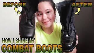 HOW TO SHINE YOUR COMBAT BOOTS | ARMY ROTC