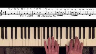 Explaining The Barry Harris Harmonic Method For Classical Pianists ~Lesson 1 Frère Jacques