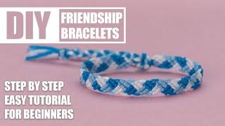 Squares Diamonds Shapes | Friendship Bracelets Step by Step Tutorial | Easy Tutorial for Beginner