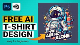 Ai T-Shirt Design FREE Generator  I  Easy for beginners