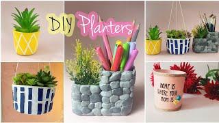 Wall Putty Home/Room Decorating Ideas | Wall Putty Craft Ideas | DIY Planter Ideas