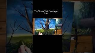 Watching a tree come alive #painting #art #artist #trees #tree #life #depression #anxiety