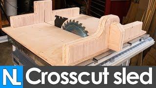 How to make a crosscut sled for any table saw