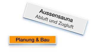 #Aussensauna - Abluft und Zuluft beim Eigenbau #Sauna #Saunabau