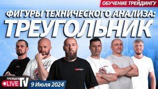 Фигуры технического анализа: треугольник| Обучение трейдингу на Live Трейдер ТВ