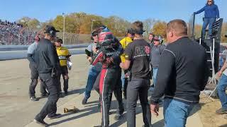 Chandler Smith and Jake Garcia Crew Fight At Winchester 400