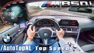 BMW 8 Series M850i xDrive AUTOBAHN POV 260km/h TOP SPEED by AutoTopNL