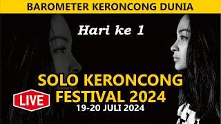 Hari Ke 1- SOLO KERONCONG FESTIVAL 2024. Barometer Keroncong Dunia