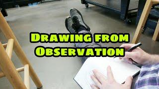 Drawing From Observation - Drawing on the Right Side of the Brain - Keys to Drawing - theartproject