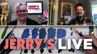 Jerrys LIVE 에피소드 #177 Sennelier Extra Fine 오일 및 그린 미디엄, Raphael & Isabey 오일 브러쉬