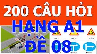  Mẹo lý thuyết 200 câu thi bằng lái xe máy A1 mới nhất 2024 ️ Giải đề 08