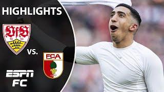 Tiago Tomas grabs late goal as Stuttgart wins 3-2 vs. Augsburg | Bundesliga Highlights | ESPN FC