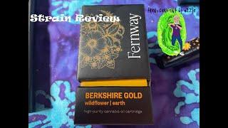 Fernway Berkshire Gold strain vape cartridge review