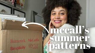McCall’s Summer Pattern haul! | Summer sewing patterns