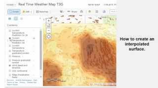 Analyzing real time weather data in ArcGIS Online