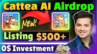 Cattea AI Airdrop | New Telegram Airdrop | Catizen Launch new Airdrop | Cattea AI Airdrop | Listing