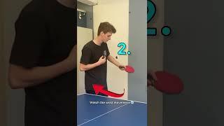 Best BEGINNER Table Tennis serves #tabletennis #serve #tutorial #tips #shorts #pingpong #spin