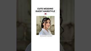 Cute wedding guest hairstyle #trending #viral #fypシ #shorts