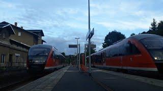 Bahnhof Pockau-Lengefeld Bahn Flöhatalbahn Marienberg Reitzenhain Olbernhau Bauarbeiten Güterbahnhof