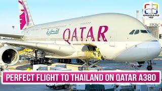 TRIP REPORT | Perfect Long-Haul on Qatar Airways A380! | Doha to Bangkok | QATAR AIRWAYS Airbus A380