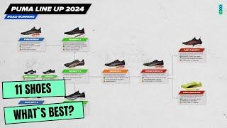 Puma Running shoes lineup Scheme and Explanation 2024