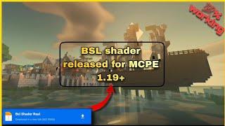 Top 1 shaders for mcpe 1.19 | bsl shaders for minecraft pocket edition