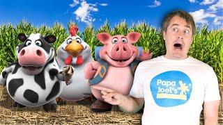 Baby King Learns Farm Animals for Kids | Educational Animal Videos by Papa Joel’s English