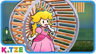 Peach im Hamsterrad gefangen  Super Paper Mario