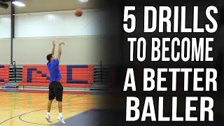 5 Shooting Drills to Become a Better Basketball Player l Individual Shooting Workout