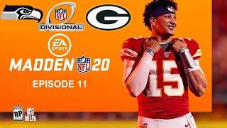 Madden NFL 20 Episode 11: NFC Divisional Playoffs Seattle Seahawks vs Green Bay Packers