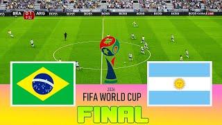 BRAZIL vs ARGENTINA - Final FIFA World Cup 2026 | Full Match All Goals | Football Match