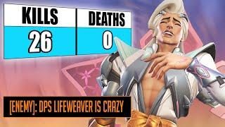 My DEATHLESS DPS LIFEWEAVER is CRAZY - Overwatch 2