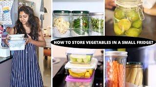 How to store vegetables in a small fridge? | TIPS and TRICKS to make your vegetables last longer