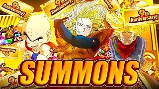 THE LR LUCK! 9TH ANNIVERSARY FREE TICKET SUMMONS! (Dokkan Battle)