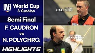 [Porto World Cup 3-Cushion 2016] Semi Final - Frédéric CAUDRON (BEL) vs Daniel SANCHEZ (ESP). H/L