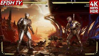 Robocop vs Noob Saibot (Hardest AI) - Mortal Kombat 11