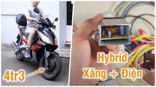  Chi tiết nâng cấp XE XĂNG THÀNH XE HYBRID VỪA XĂNG VỪA ĐIỆN với chi phí rất thấp