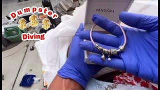 Dumpster Diving | JACKPOT x 2‼️ Found $300 PANDORA Bracelet(s) in the TRASH | 🫢🫢 NO WAY‼️