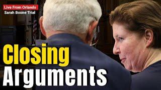 Sarah Boone Trial PM: Closing Arguments & Jury Instruction