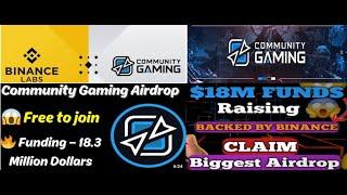 FREE Community Gaming Crypto Airdrop | $CGX Token (Community Gaming Airdrop Guide)