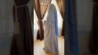 Two Layer khimar with Kaftan By HubbeMariam #jilbab #fashion #abaya #khimar #youtubeshorts