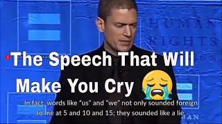 prison break (Wentworth Miller) |The Speech That Will Make You Cry|