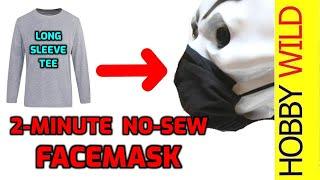 2-MINUTE NO-SEW T-SHIRT FACE MASK