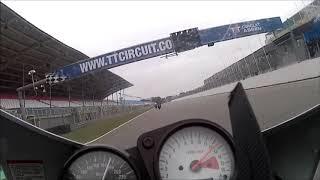 TT Assen SUZUKI GSXR-600 SRAD ONBOARD Dylan Ihtiyar (First Time on a Motorbike and on Circuit)